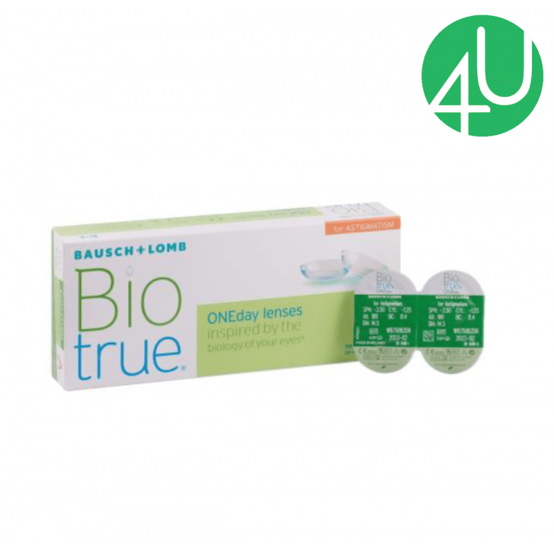 Торичні одноденні контактні лінзи Biotrue ONEday For Astigmatism