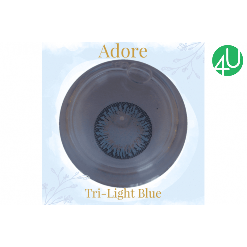 Квартальные цветные контактные линзы Adore TRI-TONE