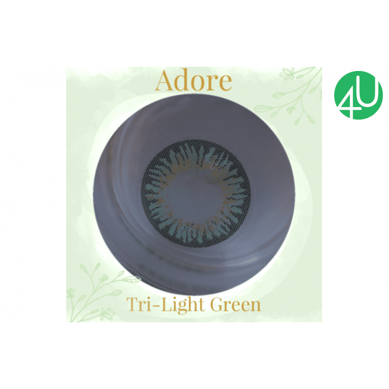Квартальные цветные контактные линзы Adore TRI-TONE