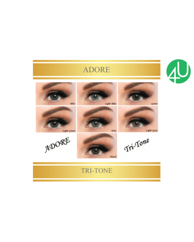 Квартальні контактні контактні лінзи Adore TRI-TONE