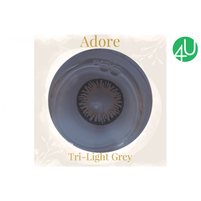 Квартальные цветные контактные линзы Adore TRI-TONE